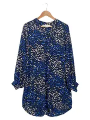 Vorschaubild 1 von Damen Freizeitkleid XS Mehrfarbig Casual Muster Polyester