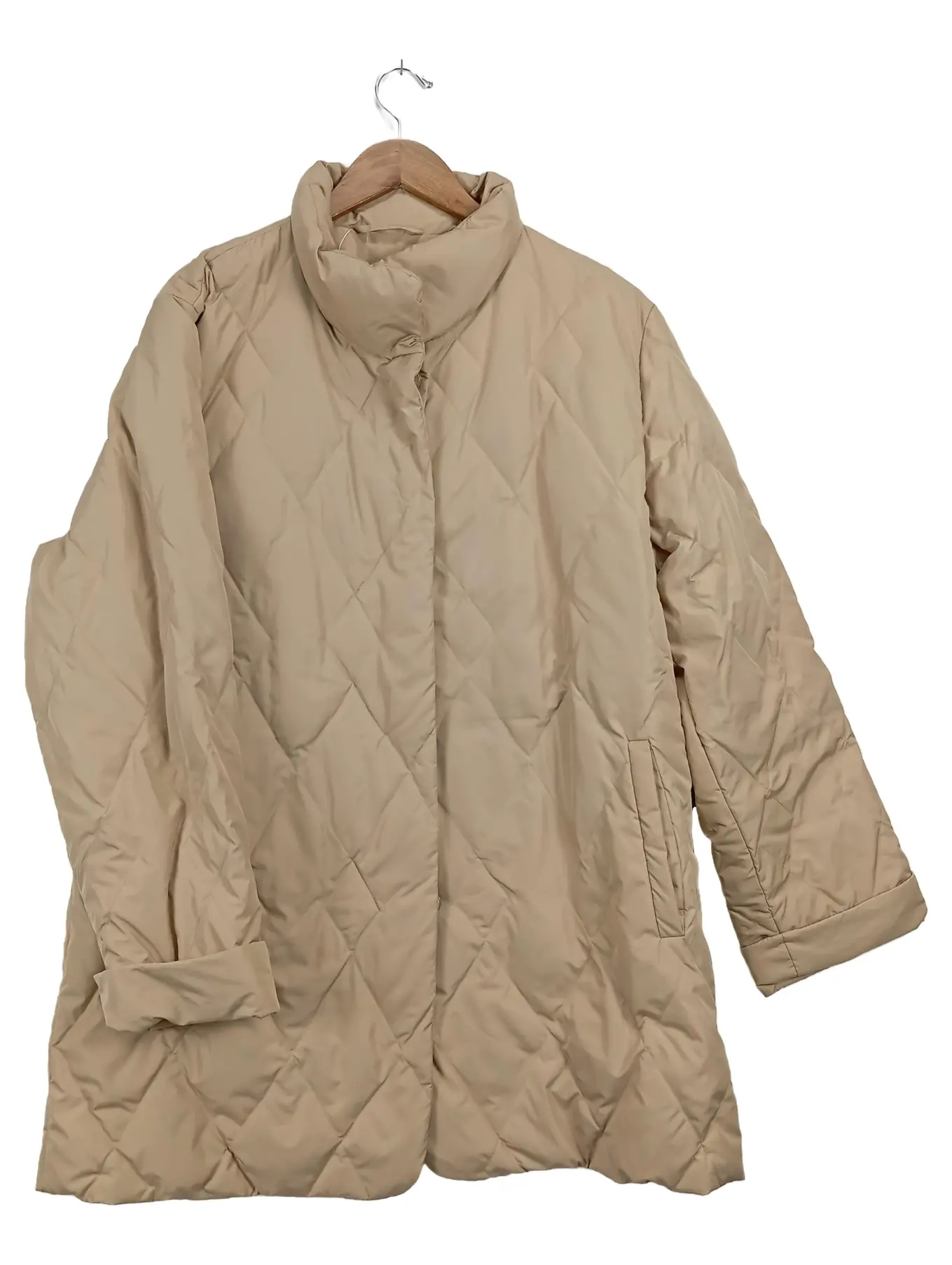 GIL BRET Steppjacke Damen Gr. 40 Beige Casual Daunenjacke