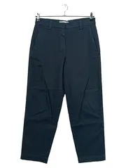 Vorschaubild 1 von Damen Stoffhose Gr. 36 Blau Klassisch Baumwolle