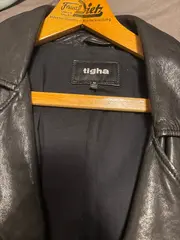 Vorschaubild 6 von Lederjacke Damen Gr. 38 Schwarz Modern Biker Style Echtleder