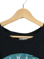 Vorschaubild 3 von Damen T-Shirt Gr. 38/M Schwarz Logo Print Kurzarm Baumwolle