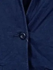 Vorschaubild 5 von Damen Jersey Blazer Gr. L Blau Baumwolle Casual