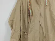 Vorschaubild 4 von Damen Parka Jacke mit Kapuze Gr. 38 Beige Casual Leichte Jacke