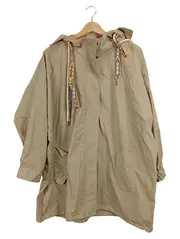 Vorschaubild 1 von Damen Parka Jacke mit Kapuze Gr. 38 Beige Casual Leichte Jacke
