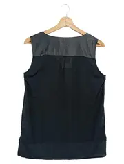 Vorschaubild 2 von Bluse Damen Schwarz Gr. 36/S Elegant Ärmellos Pailletten Top