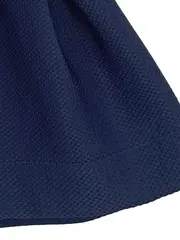 Vorschaubild 4 von Festliches Kleid Gr. 80 Blau Elegant Strukturmuster Kurzarm