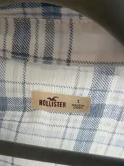 Vorschaubild 3 von Damen Hemdbluse kariert blau weiß Gr. 36/S Casual Langarm Bluse