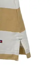 Vorschaubild 4 von Damen Poloshirt Gestreift Beige Weiß Gr. XS Sportlich