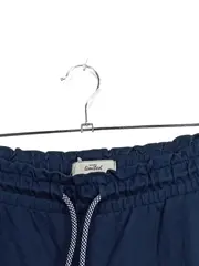 Vorschaubild 5 von Damen Shorts Gr. 40-42 Dunkelblau Baumwolle Quasten