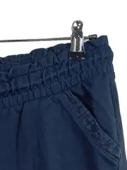 Vorschaubild 2 von Damen Shorts Gr. 40-42 Dunkelblau Baumwolle Quasten