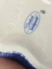 Vorschaubild 4 von Engel 91043 Porzellan Dekofigur Weihnachtlich Blau 8cm