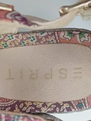 Vorschaubild 3 von Damen Plateausandalen Gr. 38 Beige Ethno Sommer Casual