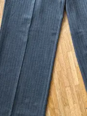 Vorschaubild 2 von Damen Anzughose Business Grau Gr. 40 Fischgrätmuster Elegant