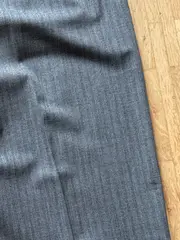 Vorschaubild 3 von Damen Anzughose Business Grau Gr. 40 Fischgrätmuster Elegant