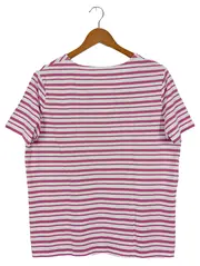 Vorschaubild 2 von Damen T-Shirt Gr. 38/M Rosa Gestreift mit Pailletten Casual