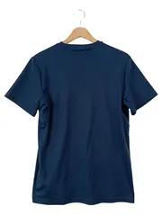Vorschaubild 2 von Herren T-Shirt Blau Gr. 46/S Sportlich Polyester