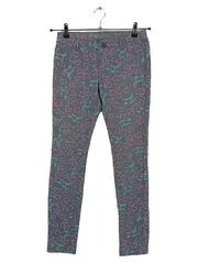 Vorschaubild 1 von Mädchen Hose Gr. 170 Grau Herzmuster