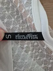 Vorschaubild 5 von Damen Top Shirt S Weiß Feminin mit Spitze