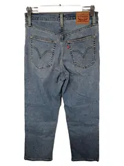 Vorschaubild 4 von Ribcage Straight Jeans Damen W30 L27 Hellblau High Waist