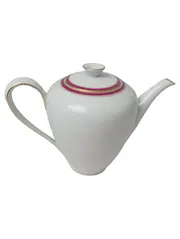 Vorschaubild 2 von ROYAL KPM Kaffeekanne Weiß Gold Burgunder Klassisch Elegant 16cm