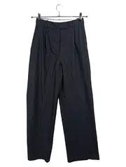 Vorschaubild 1 von Damen Stoffhose Weites Bein High Waist Schwarz Gr. S/34 NEU