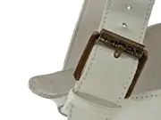 Vorschaubild 5 von Damen Sandaletten Weiß Gr. 40.5 Elegant Riemchen Plateauabsatz