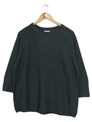 Vorschaubild 1 von Damen Pullover Gr. 36/S Grau Casual Rippstrick Polyacryl