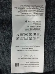 Vorschaubild 5 von Damen Pullover Gr. 36/S Grau Casual Rippstrick Polyacryl