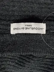 Vorschaubild 3 von Damen Pullover Gr. 36/S Grau Casual Rippstrick Polyacryl