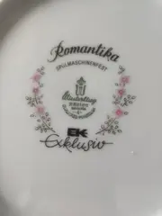 Vorschaubild 5 von Romantika Essteller Weiß Blumenmuster Porzellan Teller 19cm