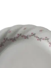 Vorschaubild 3 von Romantika Essteller Weiß Blumenmuster Porzellan Teller 19cm