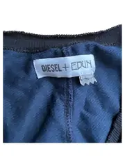 Vorschaubild 2 von + Edun Damen Pullover Gr. 38/M Blau Reißverschluss Baumwolle