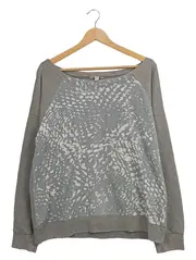 Vorschaubild 1 von Damen Pullover Grau Muster Casual Gr. 44/XXL