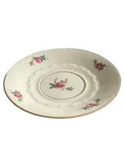 Vorschaubild 1 von Untertasse Beige Klassisch Blumenmuster Porzellan