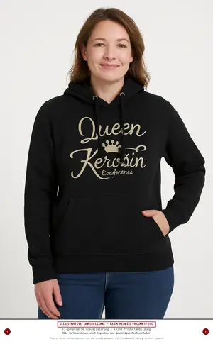 QUEEN KEROSIN Kapuzenpullover