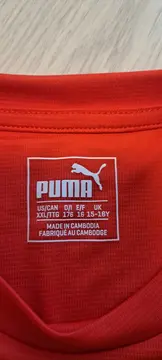 Vorschaubild 4 von Sport Shirt Kinder T-Shirt Rot Gr. 176 Polyester