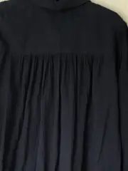 Vorschaubild 3 von Damen Hemdbluse Gr. 40 Blau Baumwolle Casual Langarm