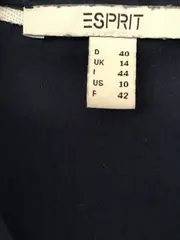 Vorschaubild 5 von Damen Hemdbluse Gr. 40 Blau Baumwolle Casual Langarm