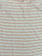 Vorschaubild 3 von Damen T-Shirt gestreift Kurzarm Baumwolle Mehrfarbig Gr. M