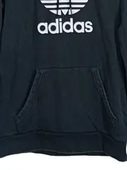 Vorschaubild 4 von Originals Trefoil Hoodie Kapuzenpullover Herren Gr. S Schwarz