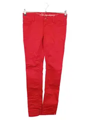 Vorschaubild 1 von Damen Stoffhose Rot Gr. 38 L32 Casual Uni Baumwolle