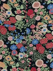 Vorschaubild 3 von Damen A-Linienrock Blumenmuster Gr. 34 Casual Mehrfarbig