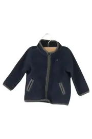 Vorschaubild 1 von Kinder Fleecejacke Gr. 68 Blau Casual Outdoor Reißverschluss