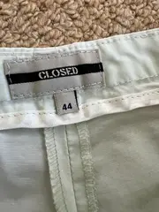 Vorschaubild 4 von Damen Stoffhose Gr. 44 Grün Casual Baumwolle