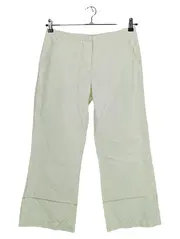 Vorschaubild 1 von Damen Stoffhose Gr. 44 Grün Casual Baumwolle