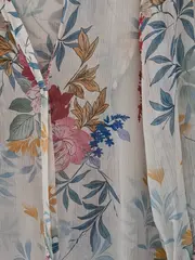 Vorschaubild 3 von EDC Damen Blusenkleid 38;M Floral Mehrfarbig Casual Hemdblusenkleid