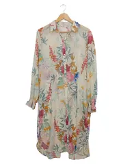 Vorschaubild 1 von EDC Damen Blusenkleid 38;M Floral Mehrfarbig Casual Hemdblusenkleid