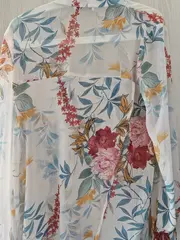 Vorschaubild 2 von EDC Damen Blusenkleid 38;M Floral Mehrfarbig Casual Hemdblusenkleid