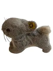Vorschaubild 1 von Hase Kuscheltier Stofftier Grau Klassisch Plüschtier Sammler