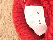Vorschaubild 7 von Kinder Mädchen Pullover Strickpullover Rollkragen Rot Gr. 128, 130